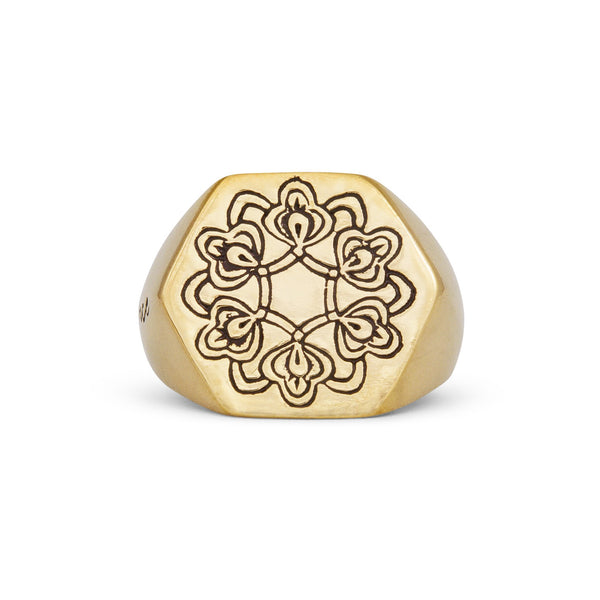 Abundance ring - brass - Celeste Twikler