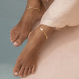 Boteh drop anklet - Celeste Twikler