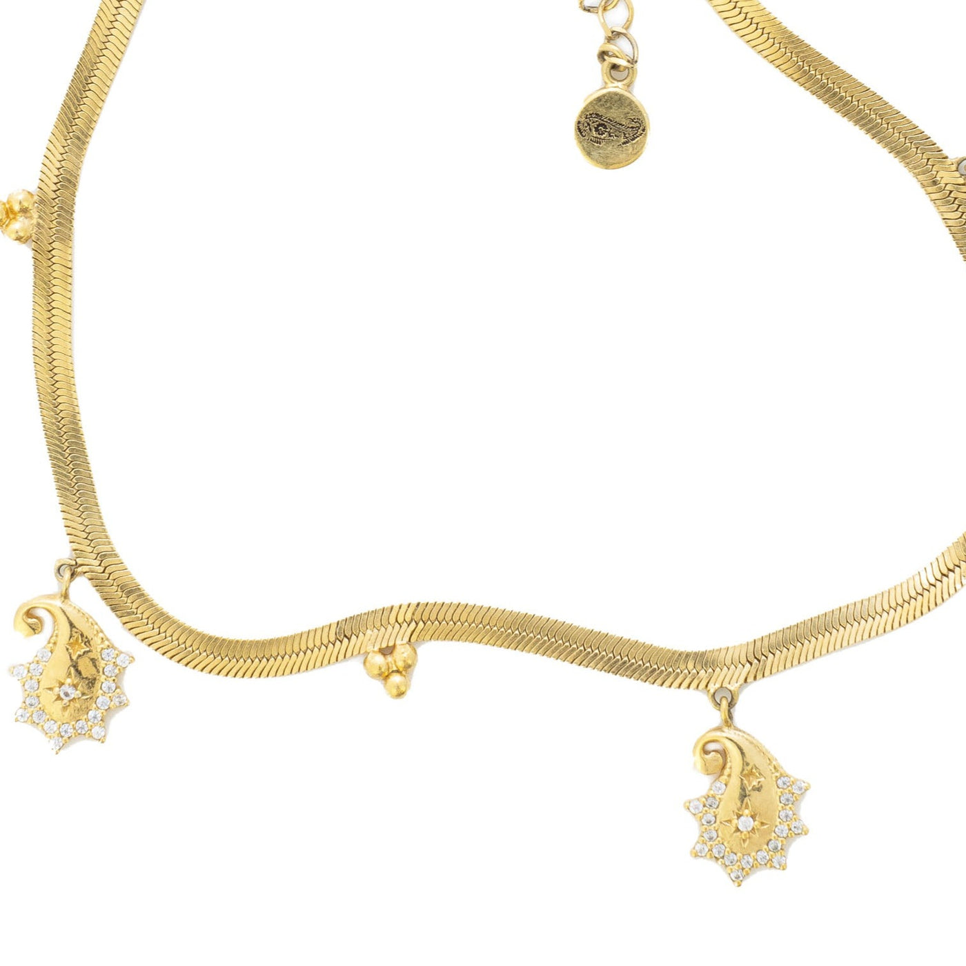 Boteh drop anklet - Celeste Twikler