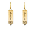 Courage earrings - brass - Celeste Twikler