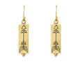 Courage earrings - brass - Celeste Twikler