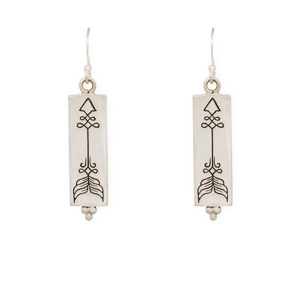 Courage earrings - sterling silver - Celeste Twikler