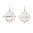 Purity earrings - silver/brass - Celeste Twikler