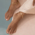 Boteh drop anklet - Celeste Twikler