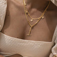 Boteh herringbone necklace - Celeste Twikler