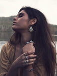 Brass Banjara earrings - Celeste Twikler